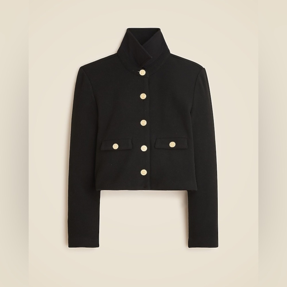 J. Crew Cropped lady jacket in Black